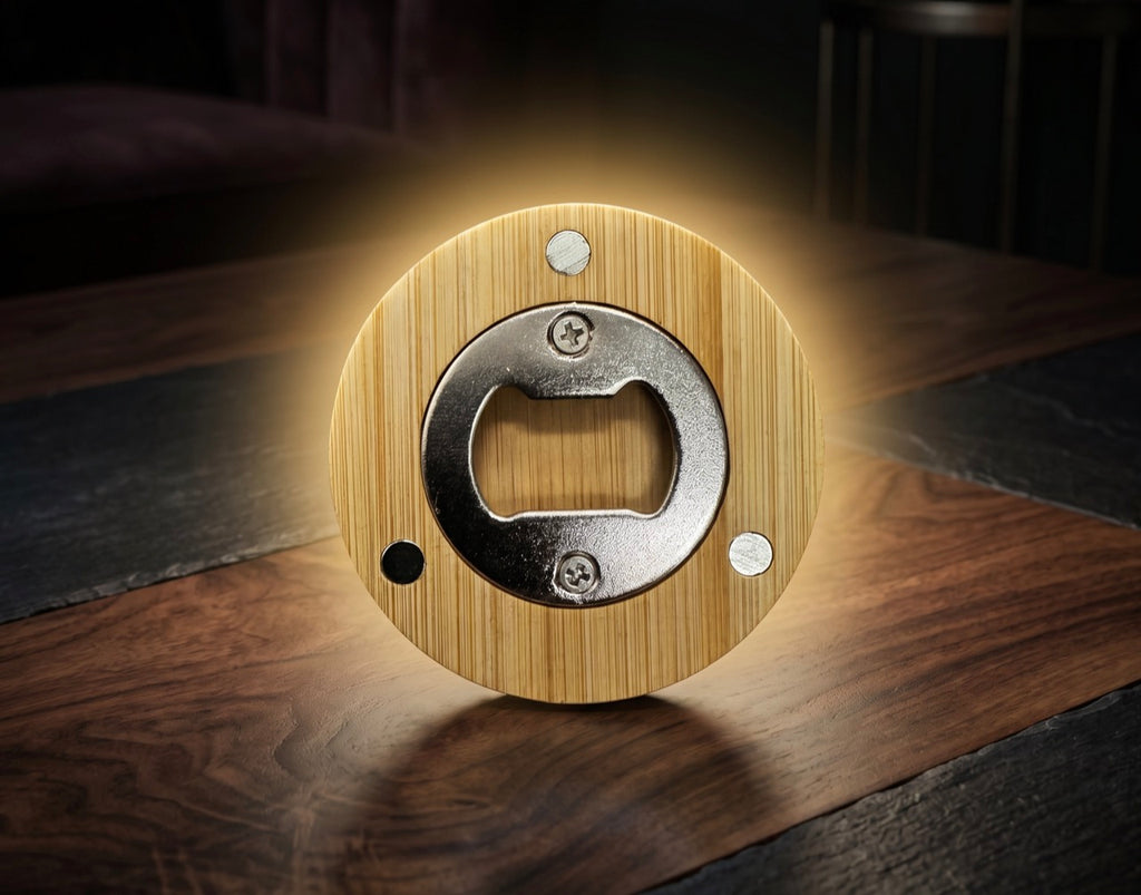 Tehachapi California Engraved Wood Bottle Opener Magnet