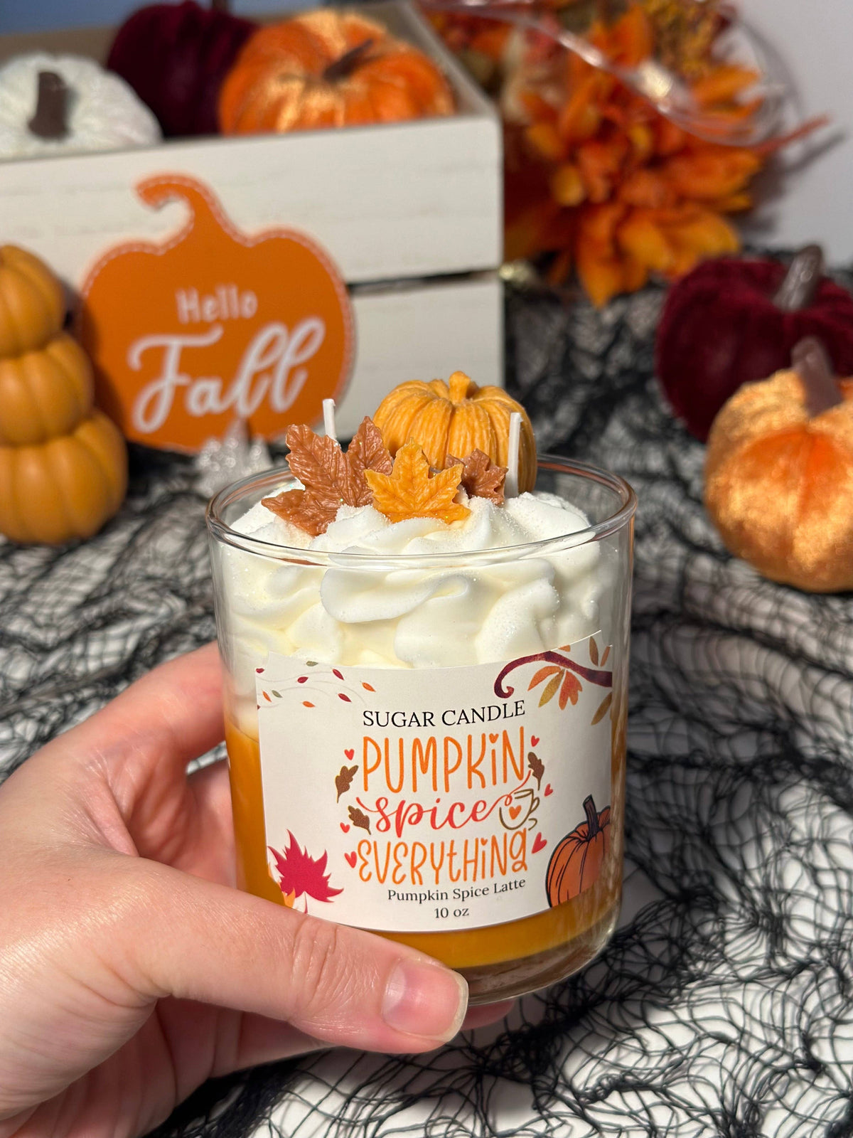 Pumpkin Spice Latte Whipped Soy Candle