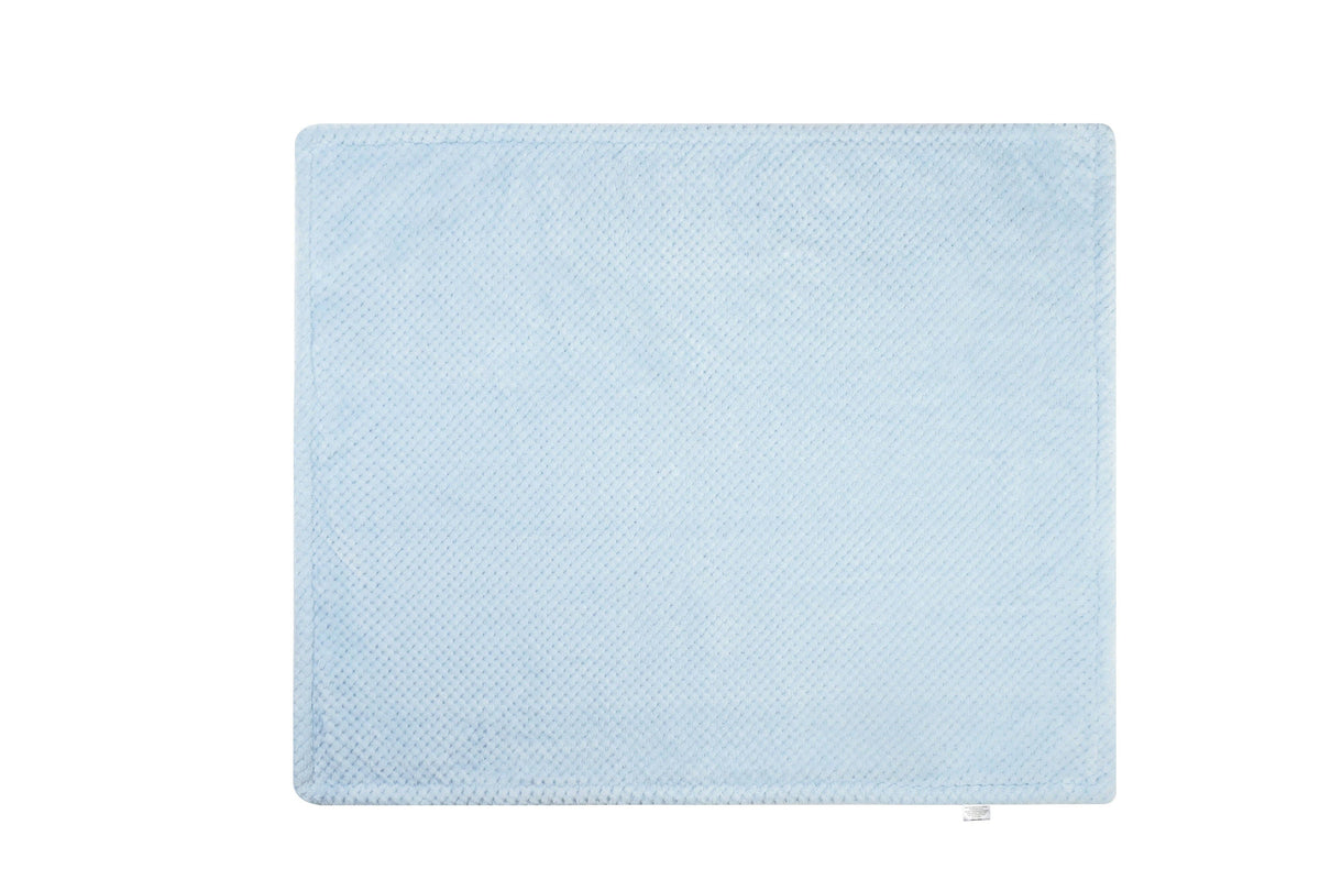 Soft Minky Baby Blanket with Plush Bunny