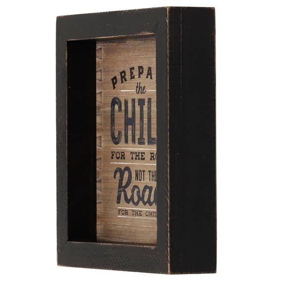 Prepare The Child Wood Frame