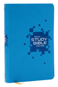 NKJV Study Bible for Kids - Blue Leathersoft