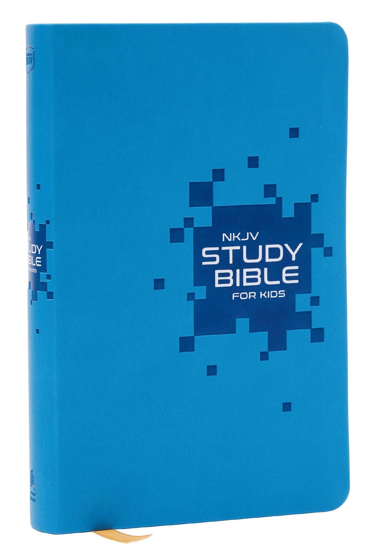 NKJV Study Bible for Kids - Blue Leathersoft