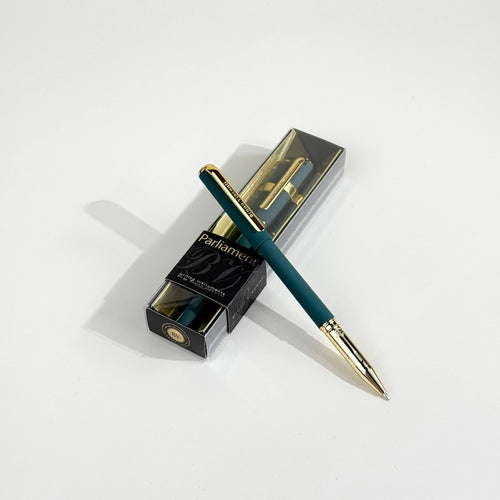Bruno Visconti Parliament Forest Green & Gold Ballpoint Pen