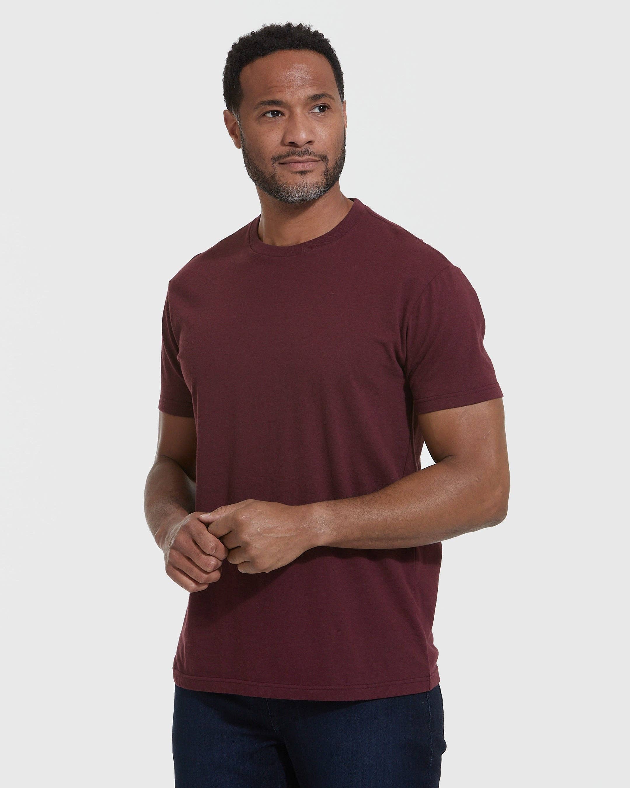 True Classic - Mahogany Short Sleeve Crew Neck Tee
