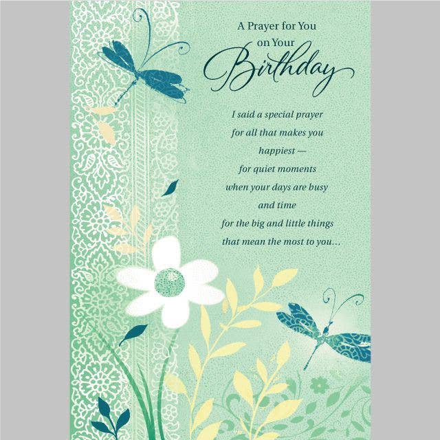 Religious Birthday Greeting Card