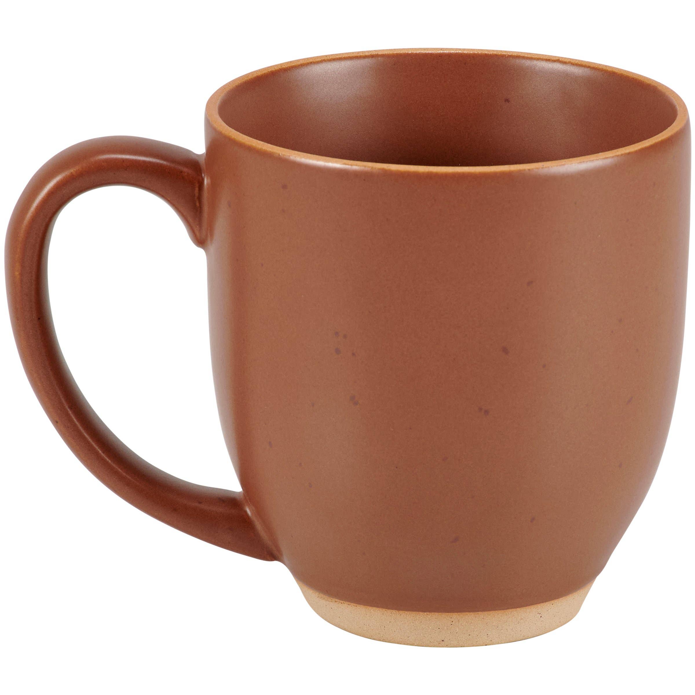 Rustic Red Stoneware Mug – 14 oz
