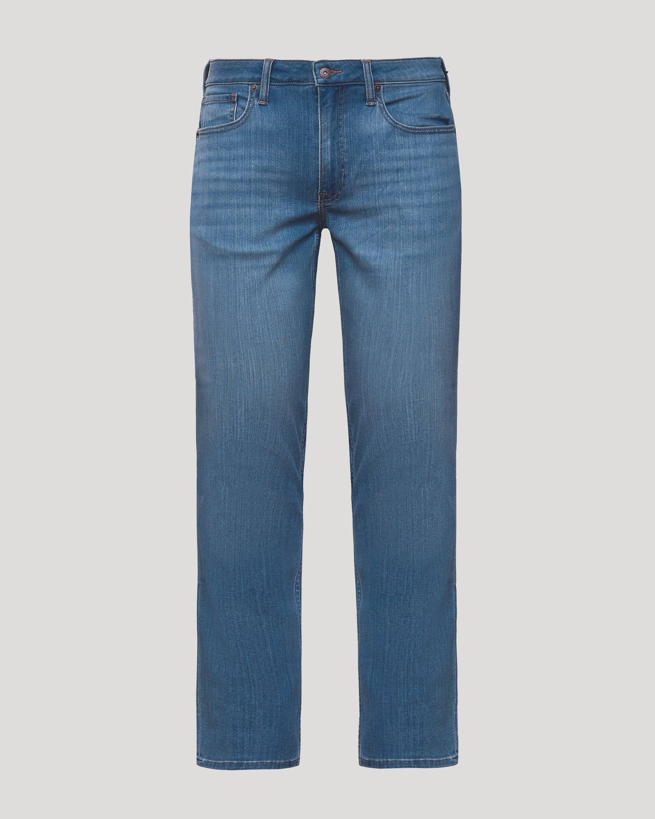 True Classic Medium Indigo Comfort Stretch Straight Jeans