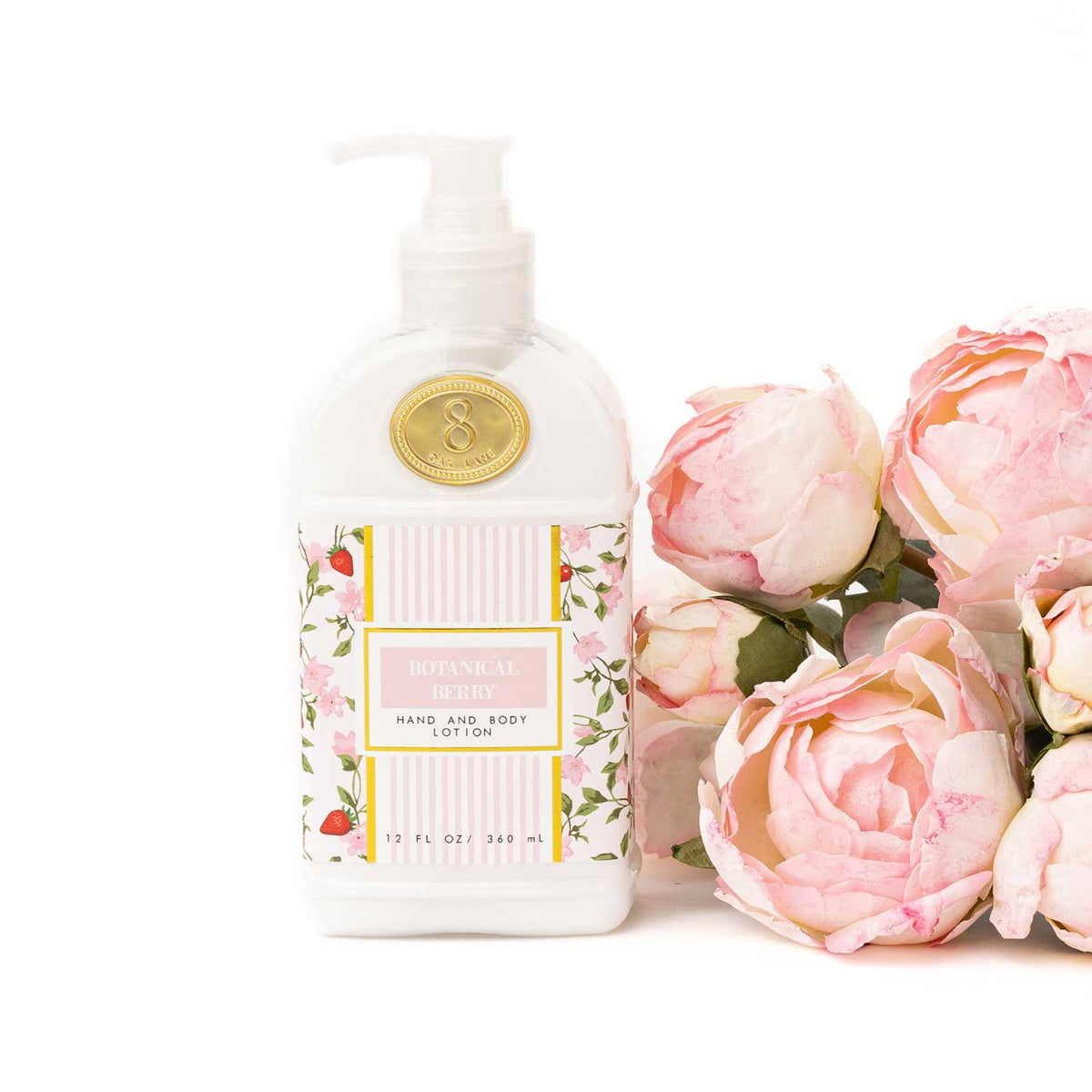 8 Oak Lane - Hand & Body Lotion, Botanical Berry Scented, 300ml