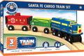Lionel Santa Fe Cargo Wooden Train Set