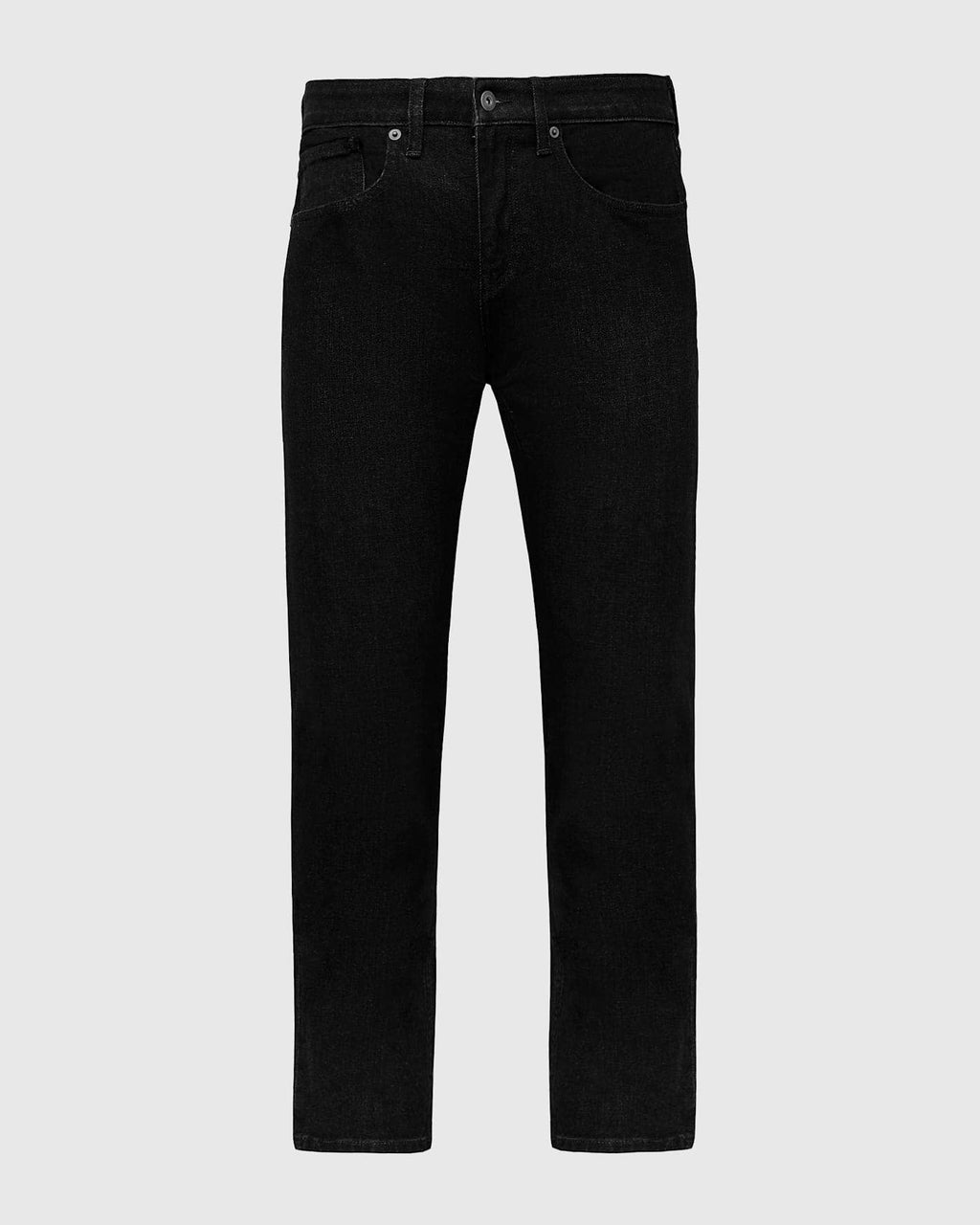 True Classic - Black Wash Straight Authentic Denim Jeans