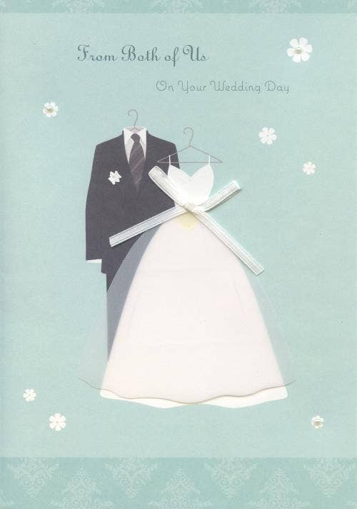 Wedding Card for the Couple - From Both of Us