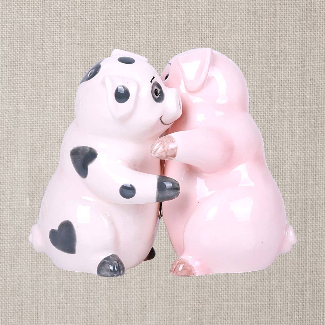 Hugging Piggies Magnetic Salt & Pepper Shaker Set