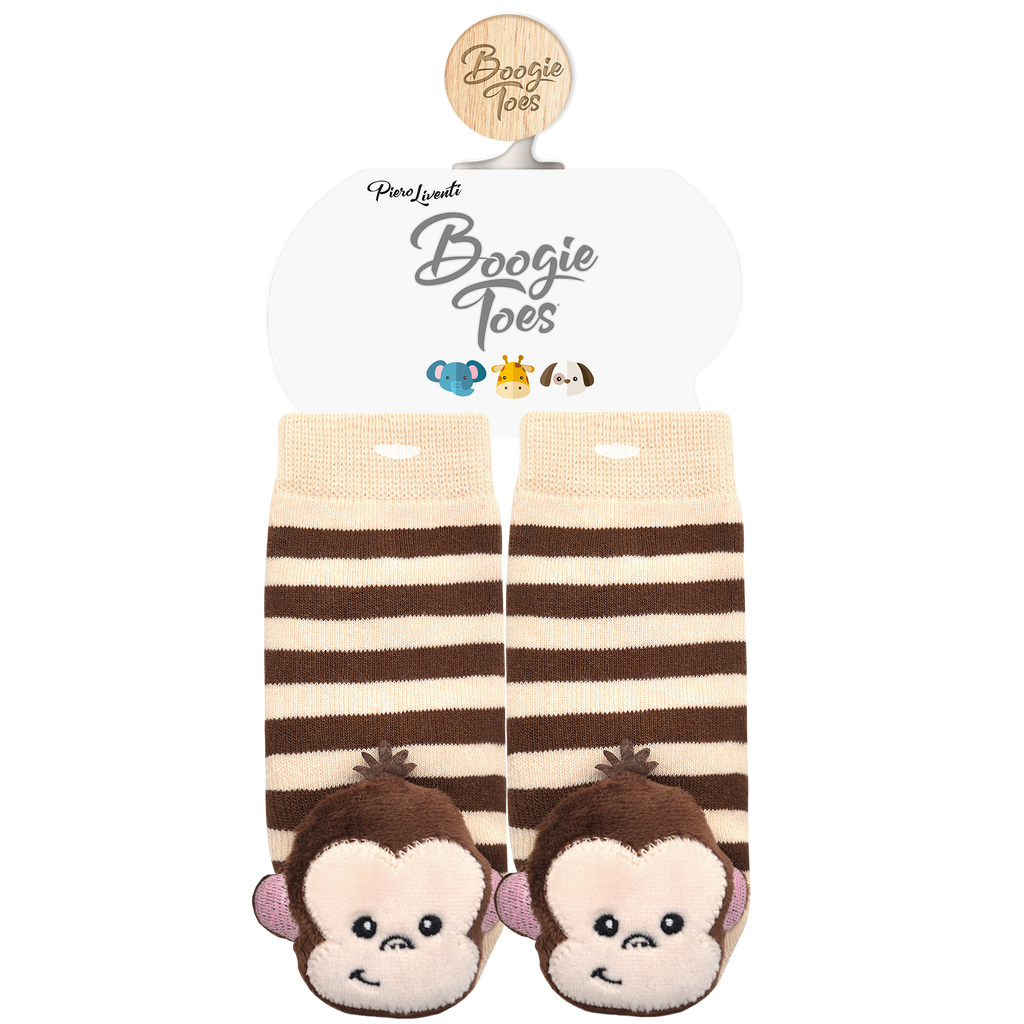 Monkey Rattle Socks for Babies