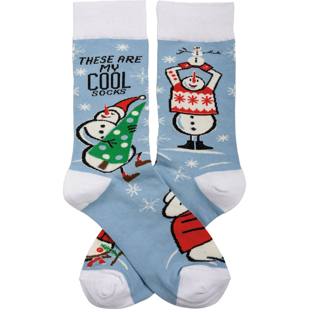 These Are My Cool Socks – Snowman Winter Socks