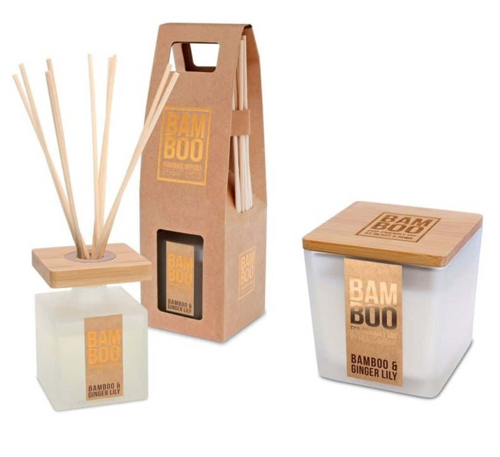 Bamboo & Ginger Lily - Candle & Reed Diffuser