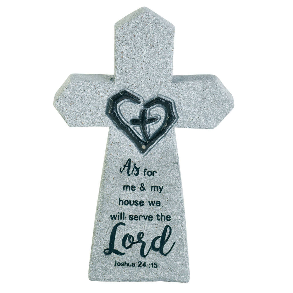 As for Me & My House Scripture Cross – Joshua 24:15