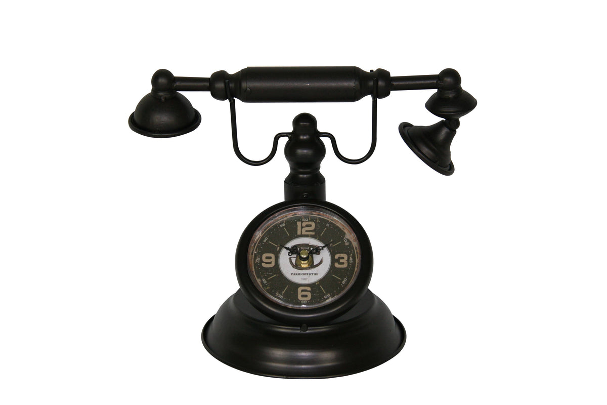 Vintage Telephone Table Clock