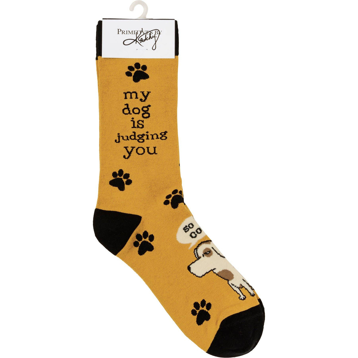 My Dog Is Judging You Novelty Socks