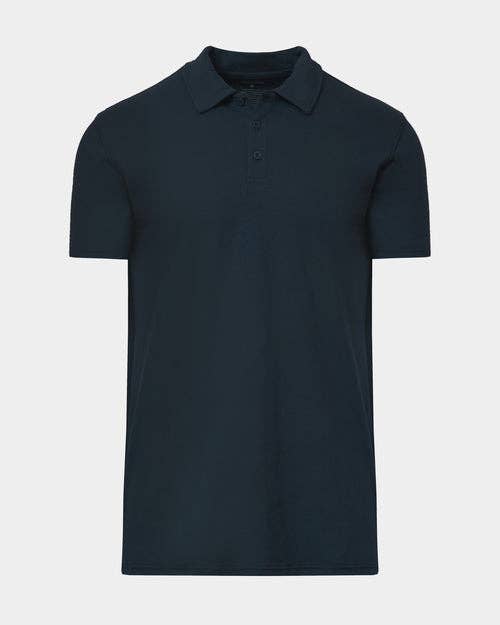 True Classic Tall Navy Blue Short Sleeve Polo Shirt