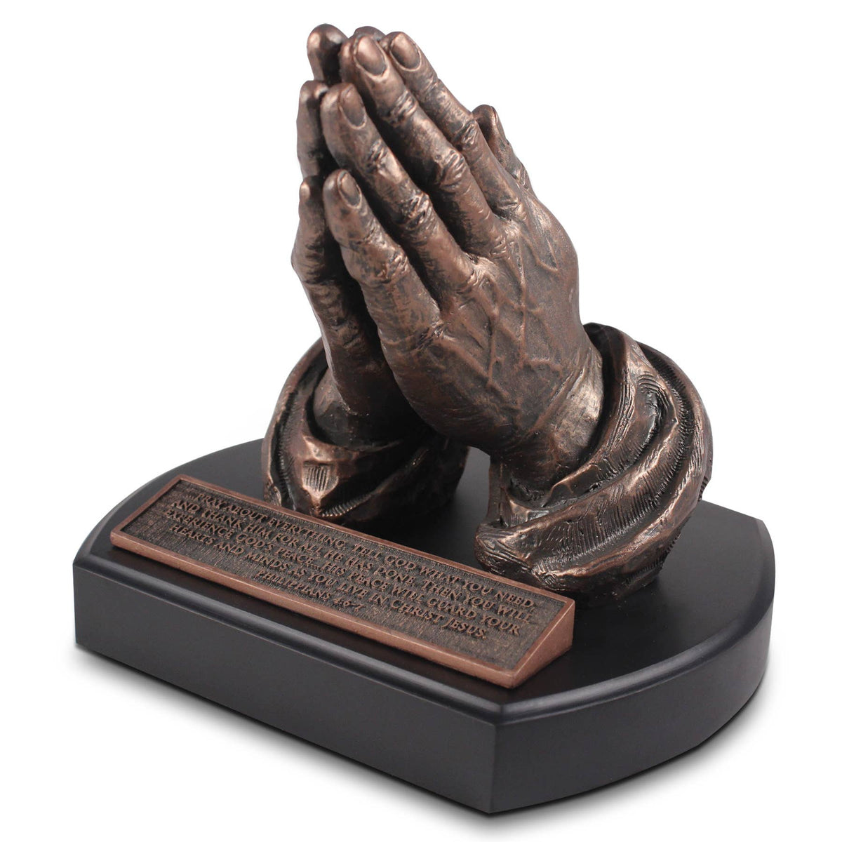 Praying Hands Faith Sculpture – Christian Home Décor