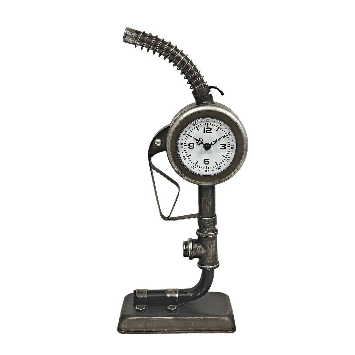 Vintage Gas Pump Nozzle Table Clock