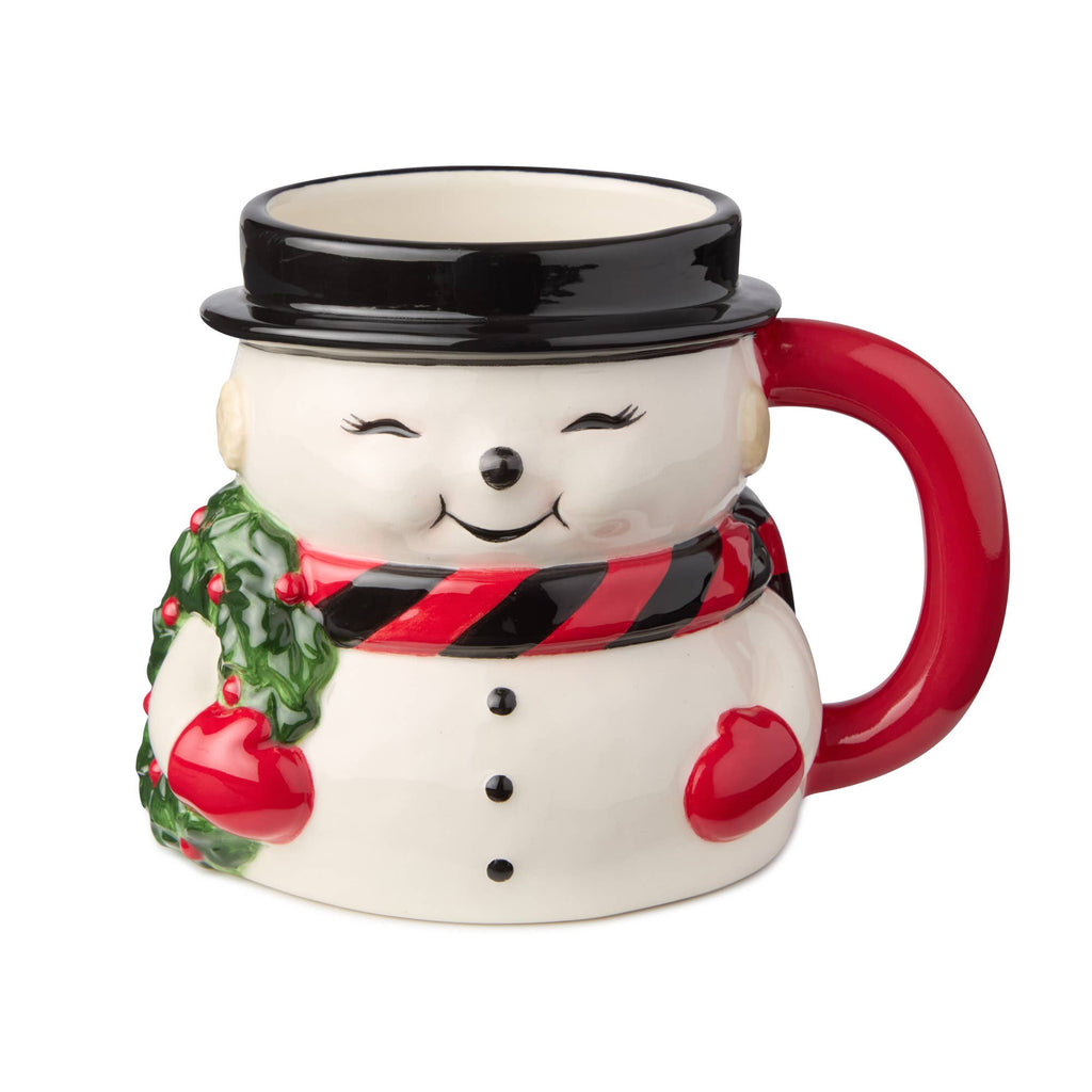 Retro Christmas 3D Character Mug – 18 oz