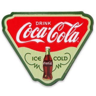 Coca-Cola Ice-Cold Embossed Metal Magnet