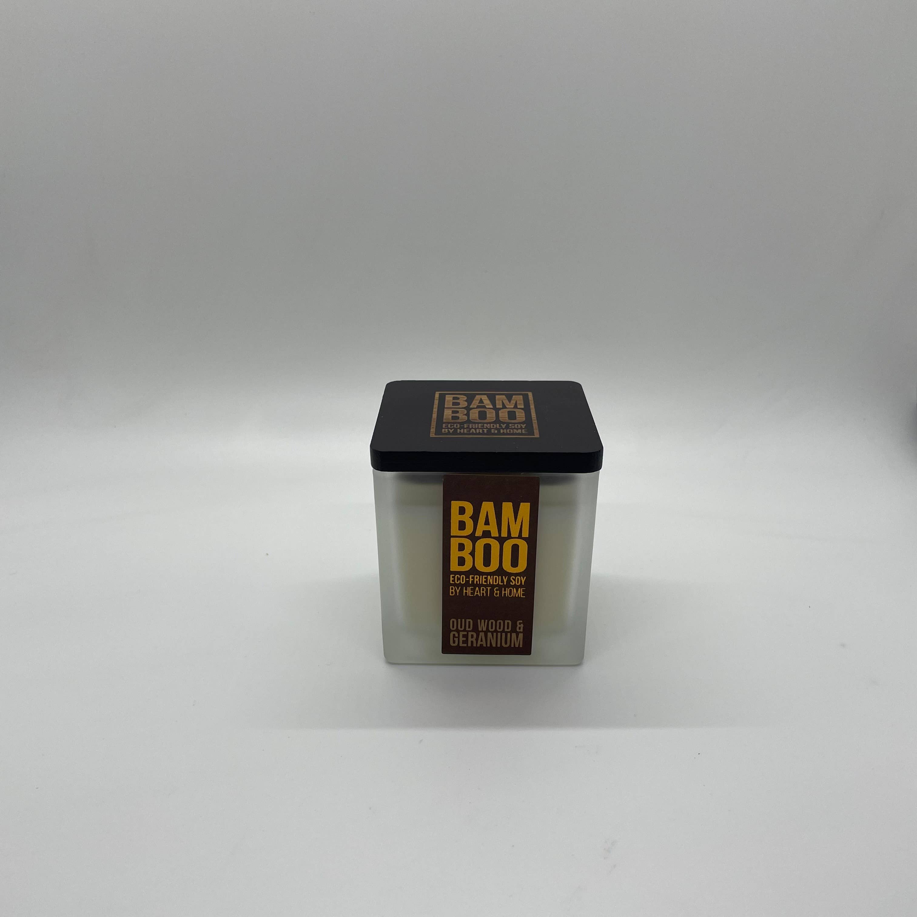 Oud Wood & Geranium - Small Candle - 3.2 oz