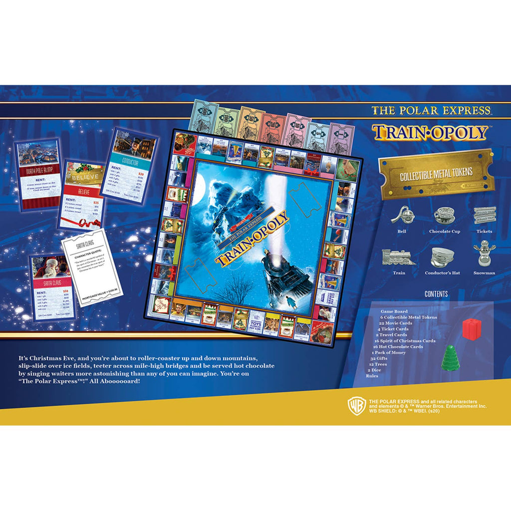 The Polar Express Train-Opoly Board Game