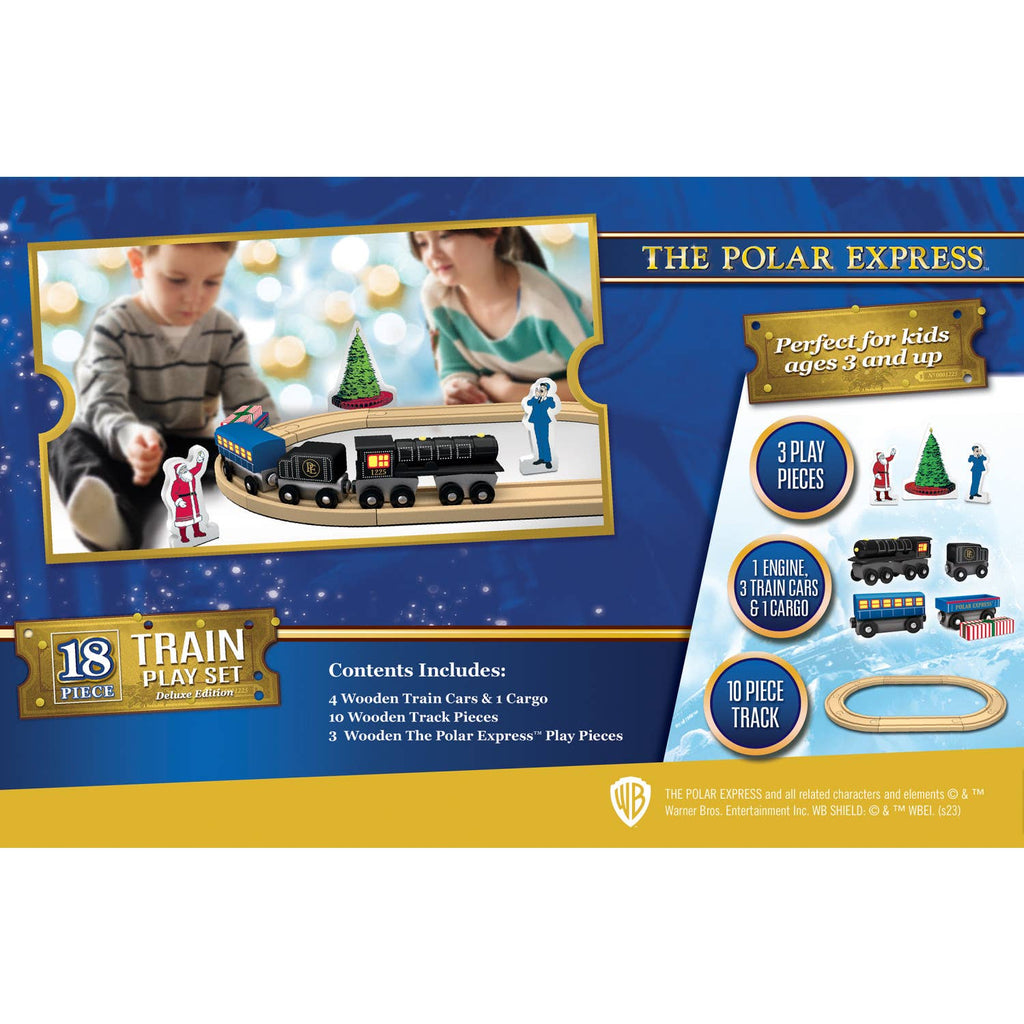 The Polar Express Deluxe Wooden Train Play Set