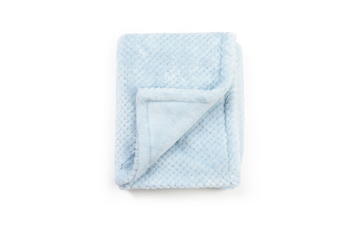Soft Minky Baby Blanket with Plush Bunny