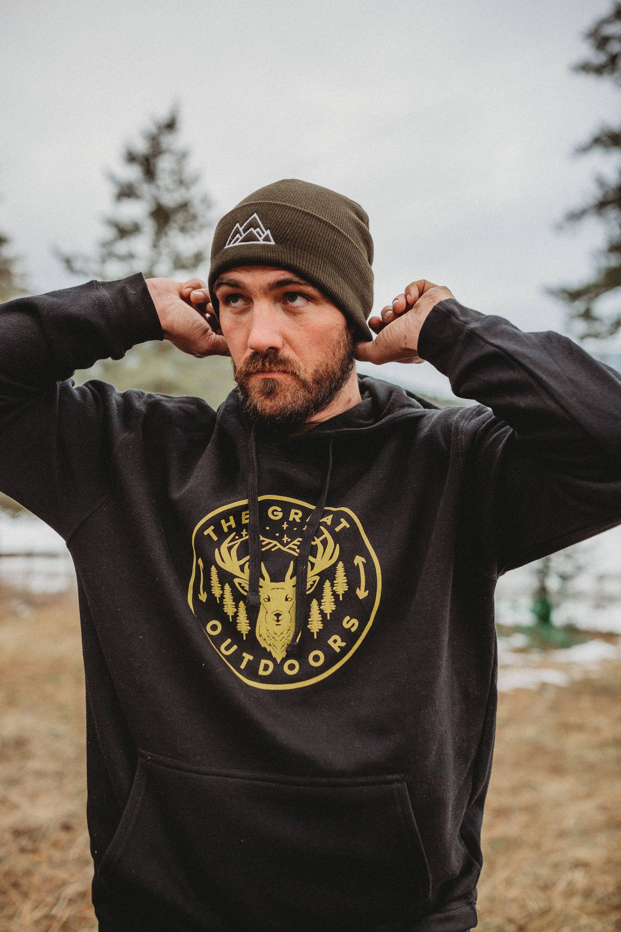Made of Mountains - Classic Beanie: Olive