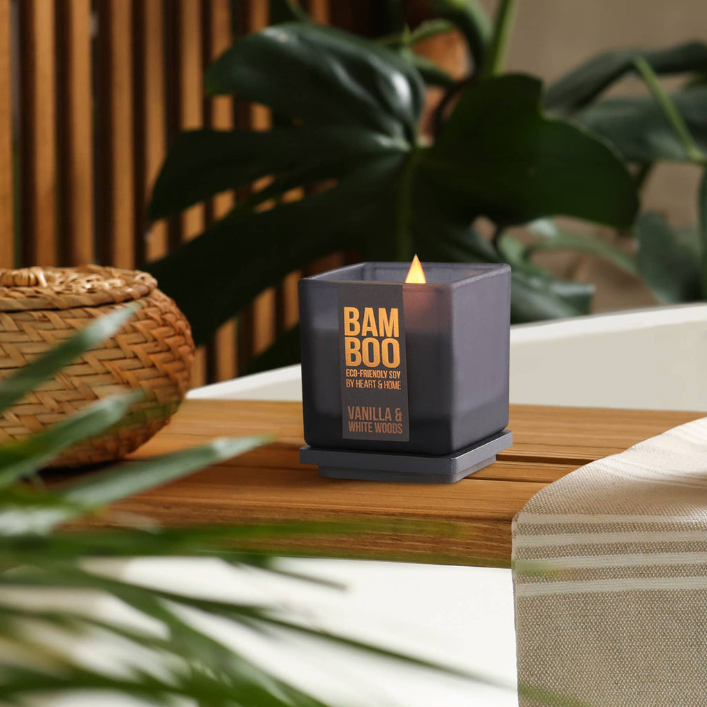 Vanilla & White Woods - Small Candle - 3.2 oz