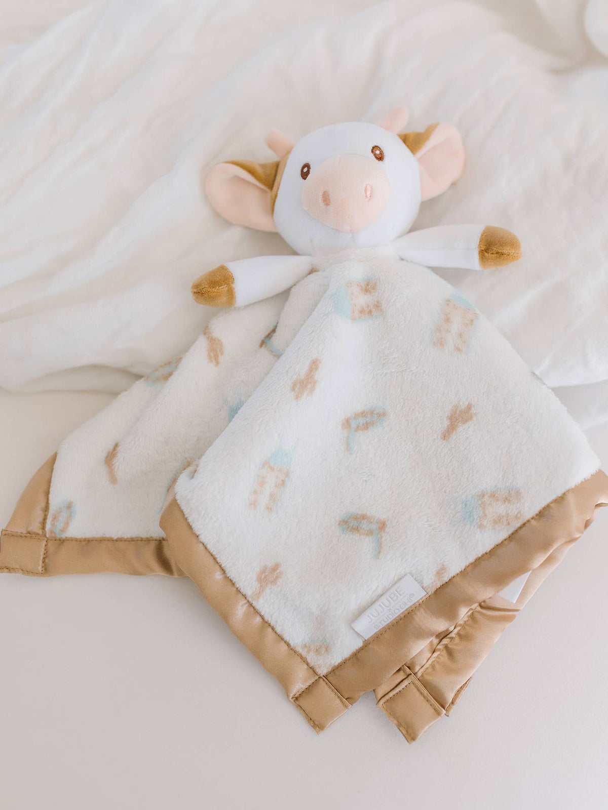 Howdy Partner Cow Lovey - Western Baby Security Blanket